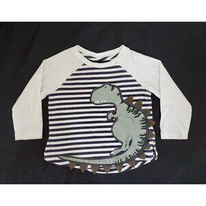 Toddler Dinosaur Tee Shirt Cotton Spandex Jarvis Archer 12 Mo Unisex NEW